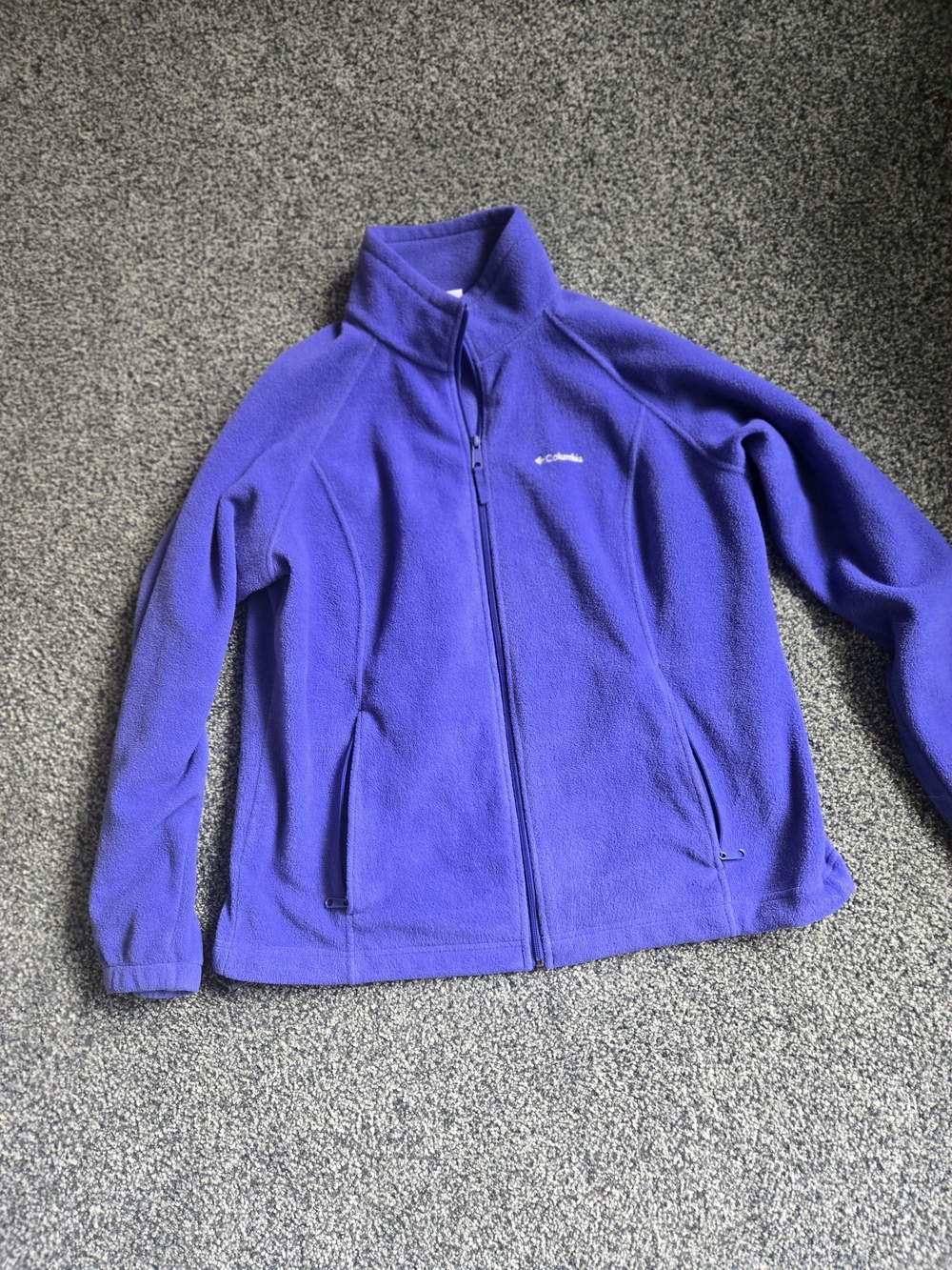 Columbia Purple Full-Zip Fleece Jacket